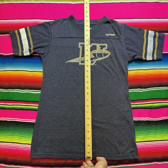 💣2/$20 Winnipeg Blue Bombers T-shirt Girls XL 16 Heathered‎ Blue Retro - Picture 5 of 5